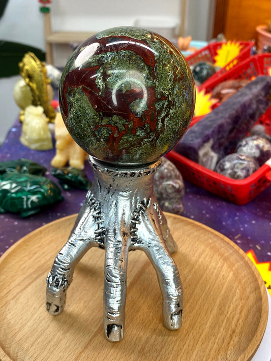 Dragon blood stone sphere set